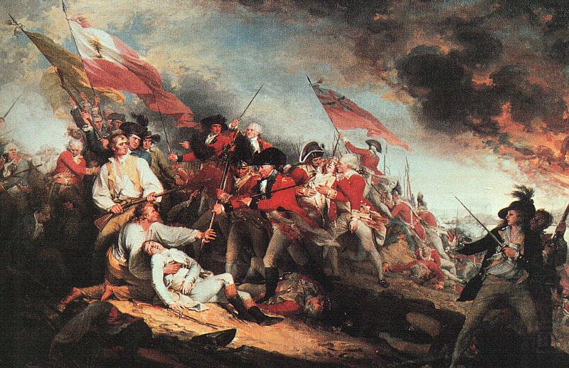 The Death of General Warren at the Battle of Bunker Hill on 17 June 1775, John Trumbull